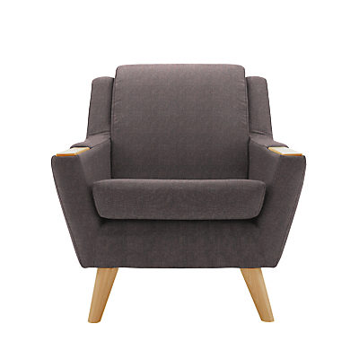G Plan Vintage The Fifty Five Armchair Marl Aubergine